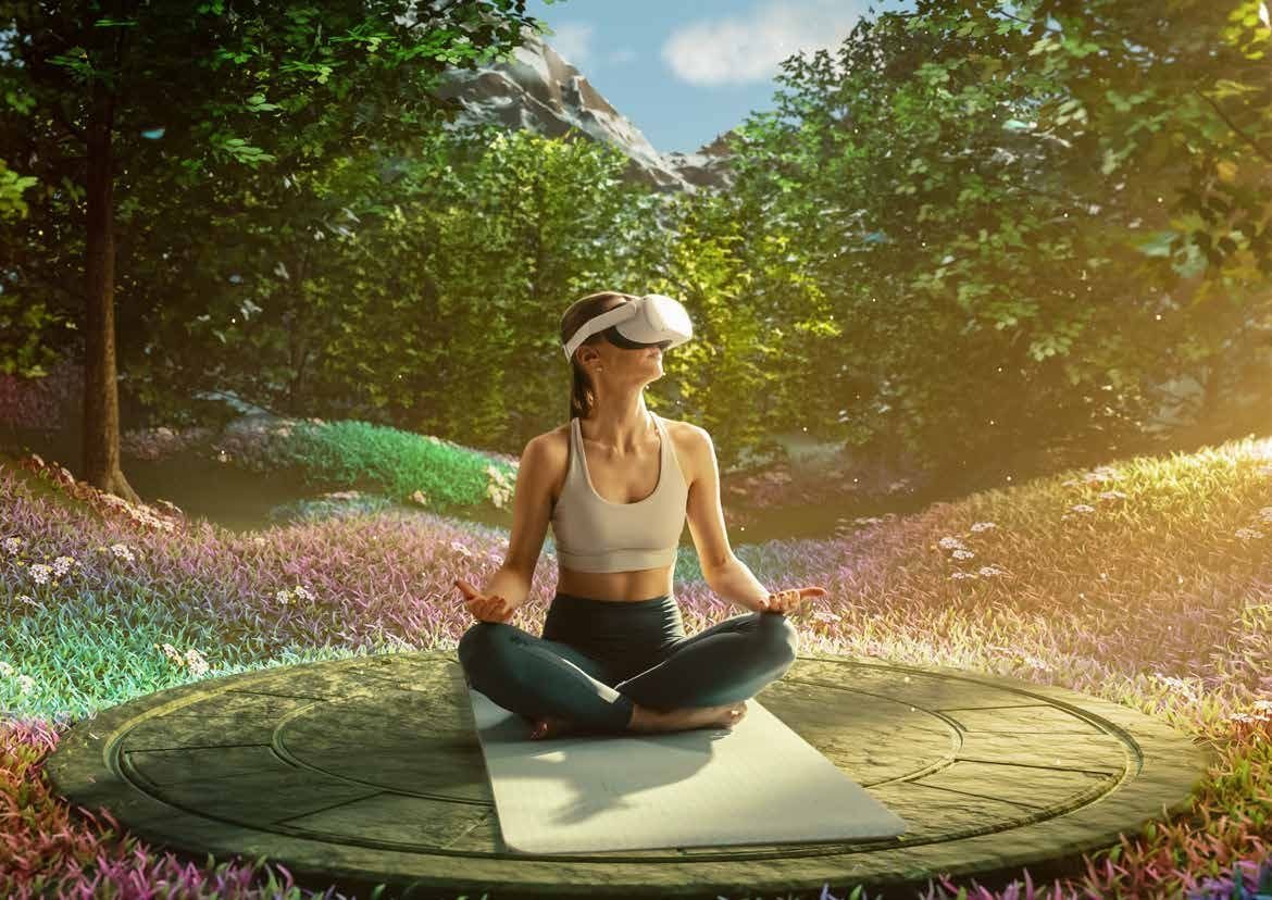 Homes inspired by nature: meditation in a green garden